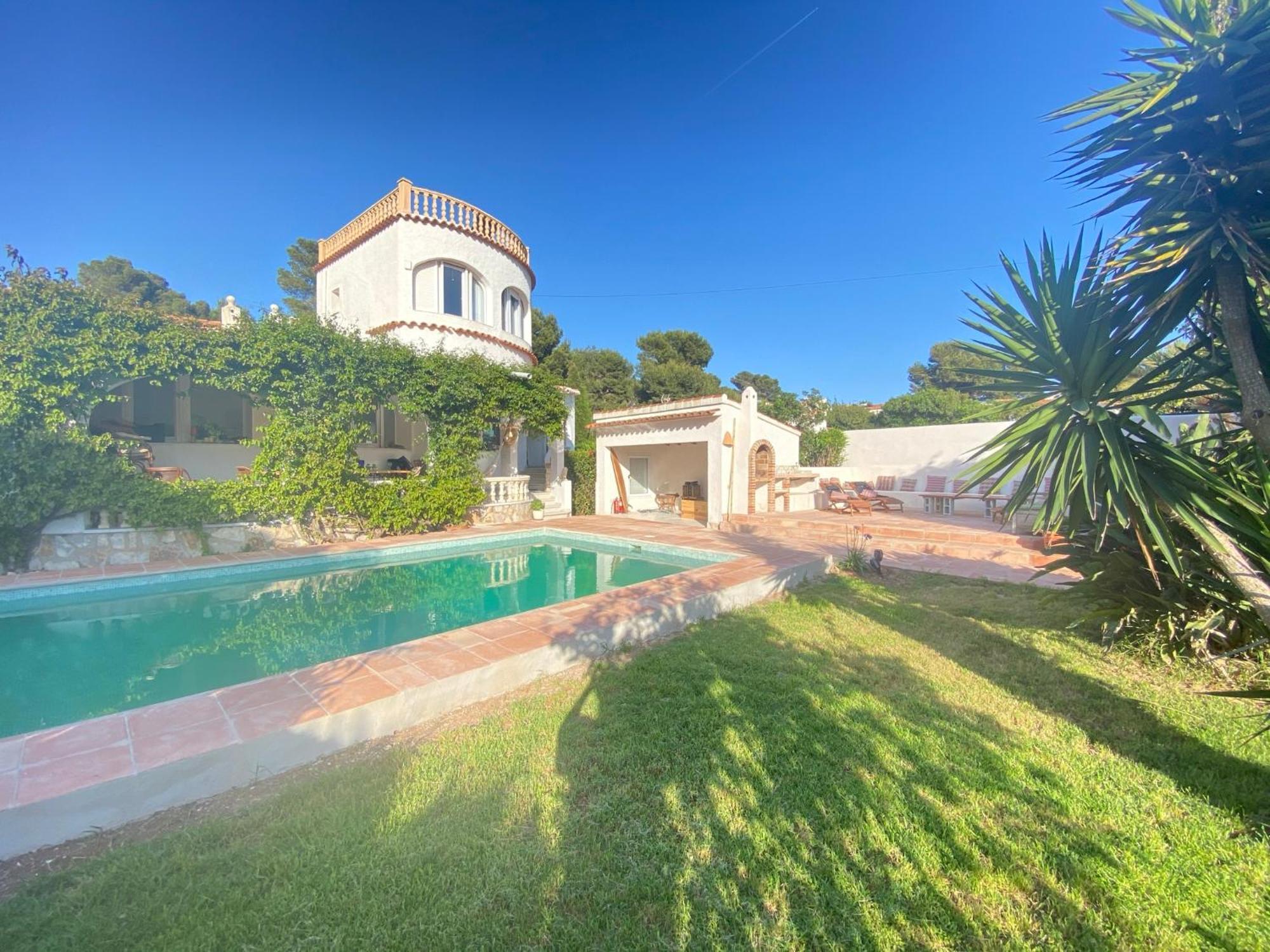 Beautiful Villa With Pool, Barbecue, And Garden Jávea Eksteriør billede
